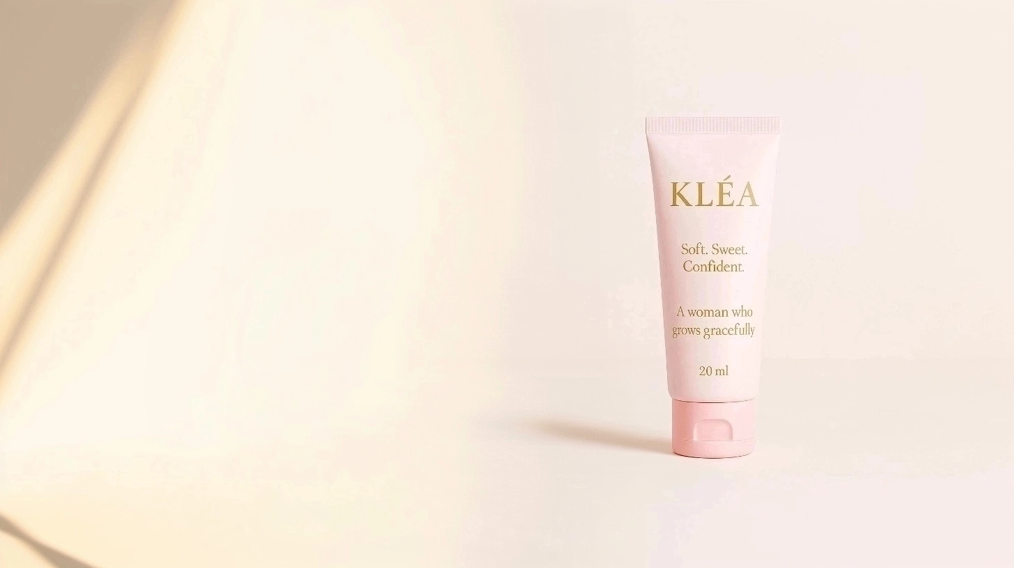 KLA Pink Edition - Elegant 20ml pink tube with gold accents - Soft. Sweet. Confident. - A woman who grows gracefully